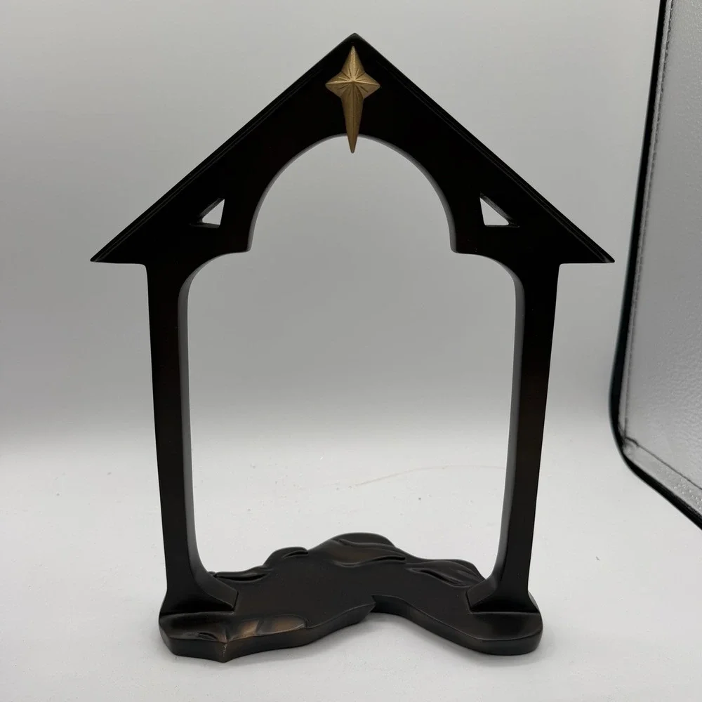 Vintage PartyLite Holy Night Nativity Set of 5 Figurines‎ Votive Candle Holders
